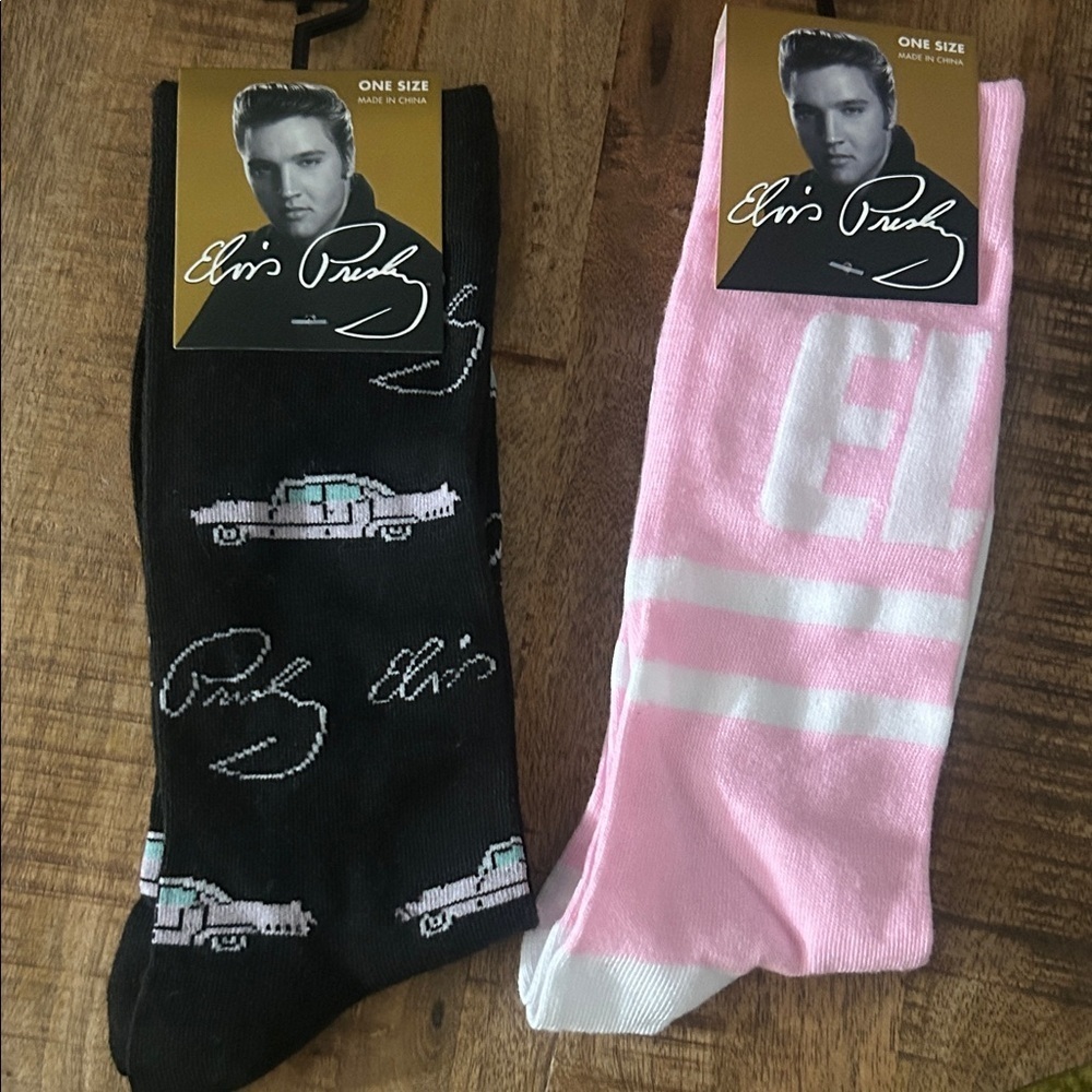 Black and Pink Socks Set